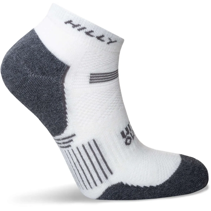 Hilly Unisex Supreme Medium Cushioning Quarter Running Socks-5