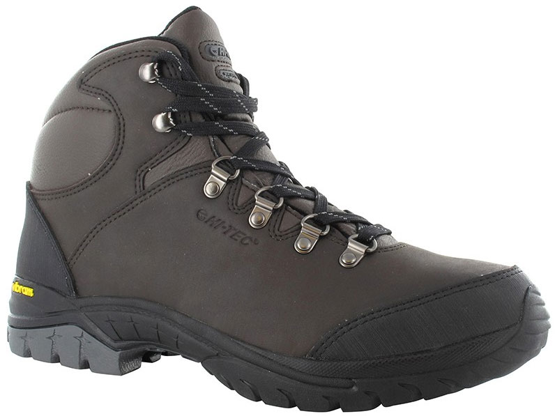 Hi-Tec Jura Waterproof Mens Hiking Boots resist weather and give sound ...