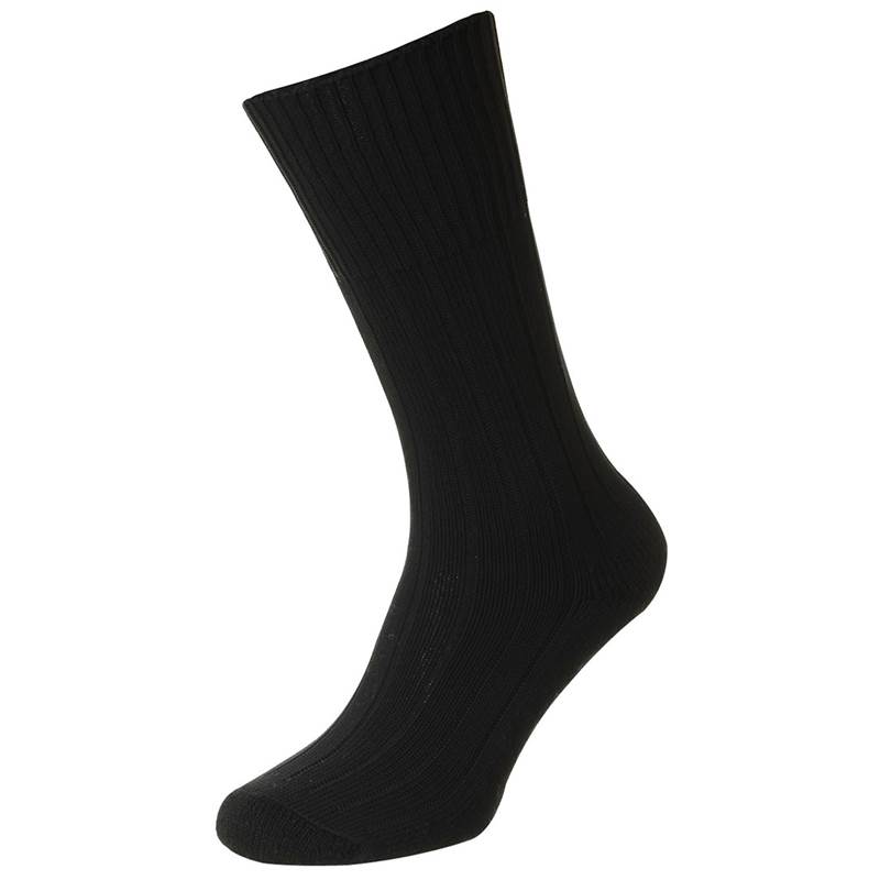 HJ Hall Indestructible Cushion Sole Work Boot Half Hose Socks-1