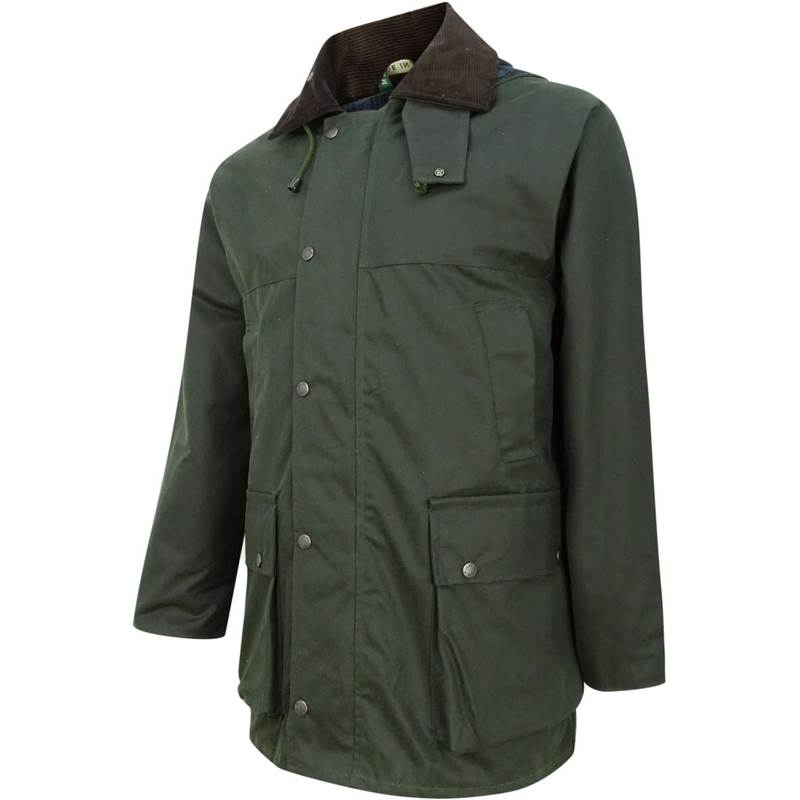 Hoggs of Fife Mens Padded Wax Jacket-3