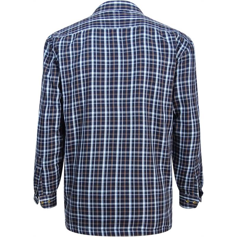 Hoggs of Fife Mens Bark Fleece Lined Shirt-2