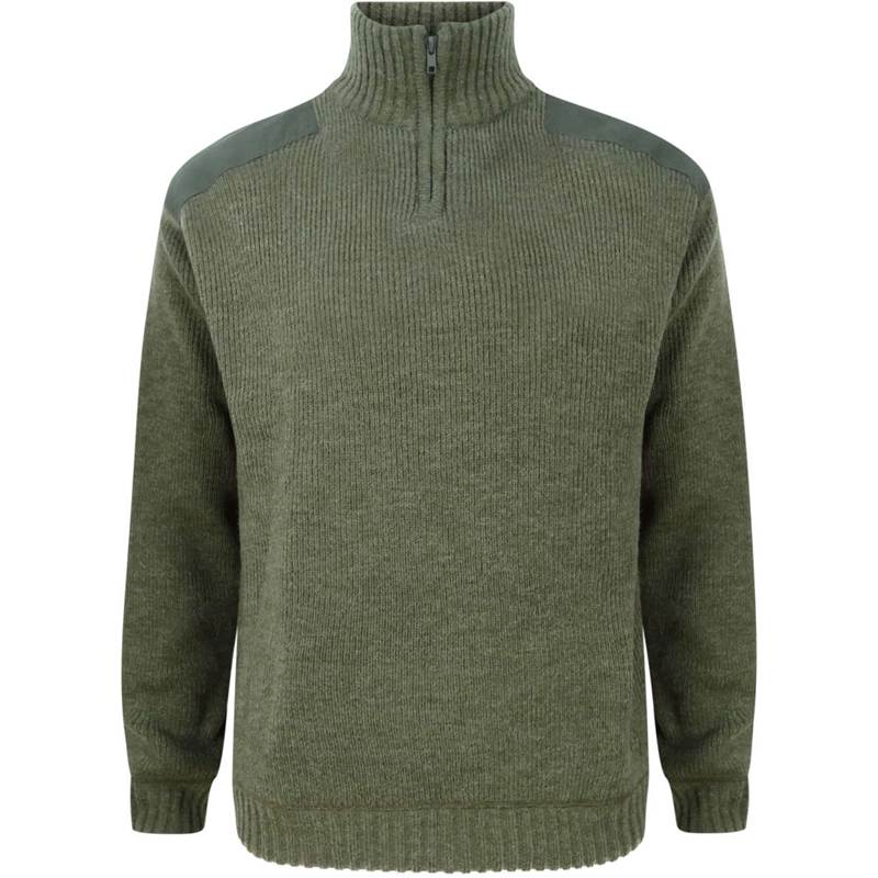 Hoggs of Fife Mens Hebrides Zip Neck Windproof Pullover-2