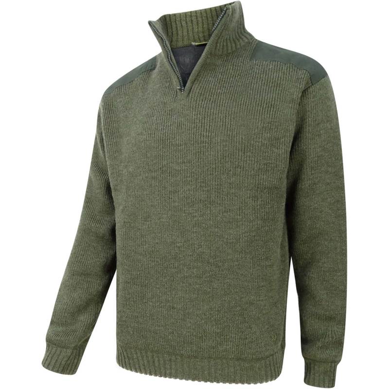 Hoggs of Fife Mens Hebrides Zip Neck Windproof Pullover-3