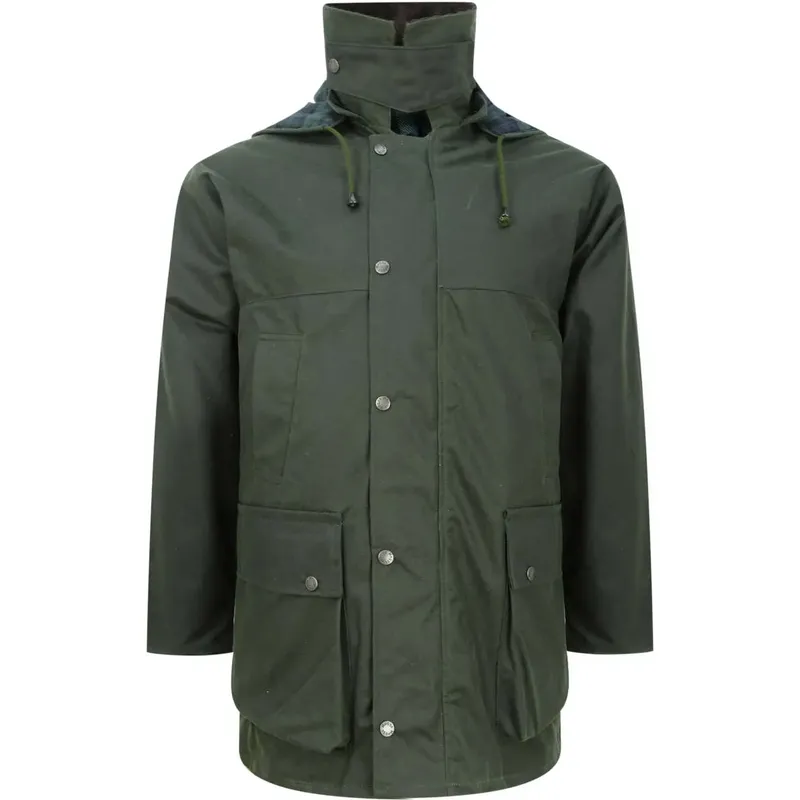 Hoggs of Fife Mens Padded Wax Jacket-2