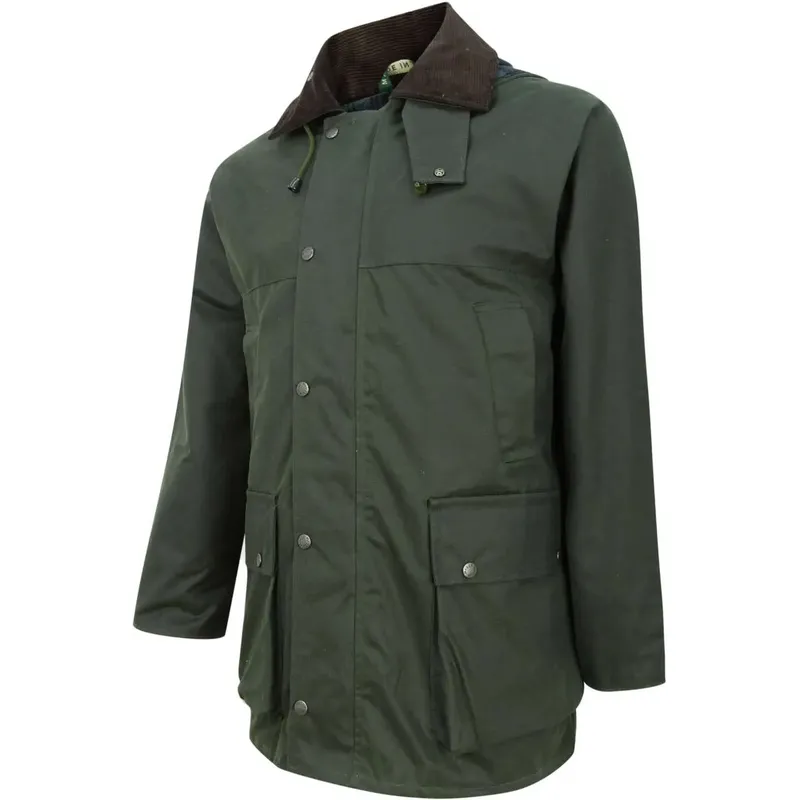 Hoggs of Fife Mens Padded Wax Jacket-3