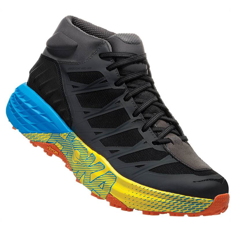 Hoka Mens Speedgoat Mid Trail Running and Hiking Shoes-1
