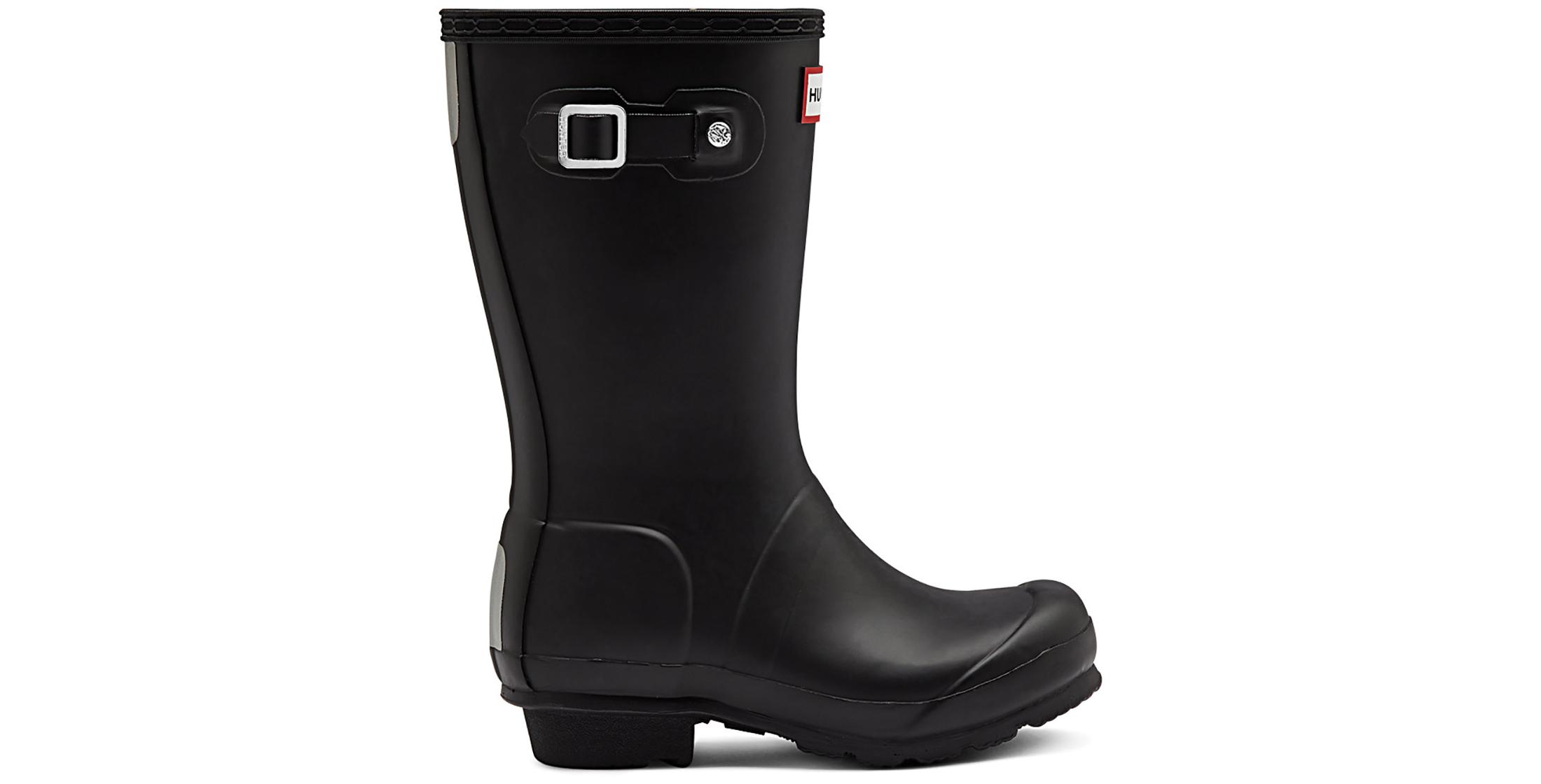 Hunter Kids Original Wellington Boots in Black