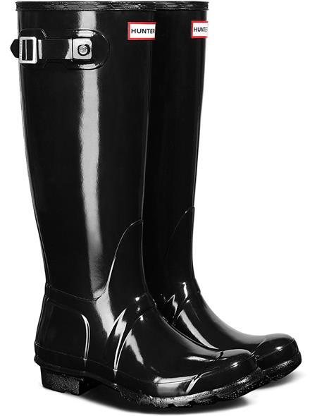 Hunter Womens Original Tall Gloss Wellington Boots