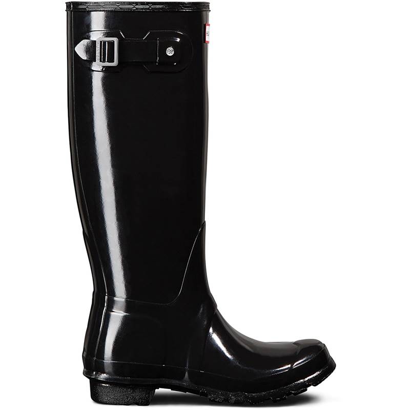 Hunter Womens Original Tall Gloss Wellington Boots-2