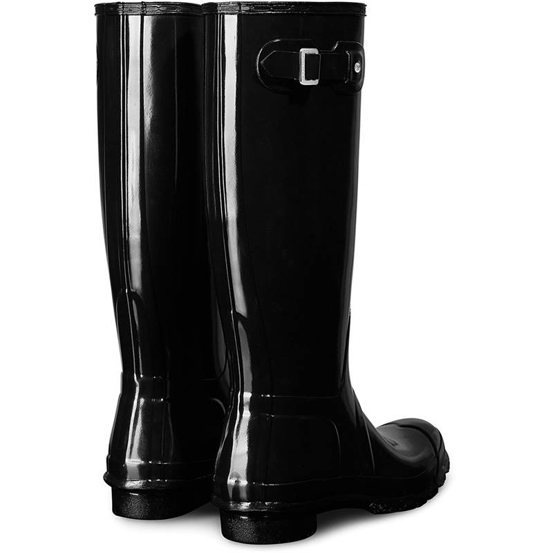 Hunter Womens Original Tall Gloss Wellington Boots-3