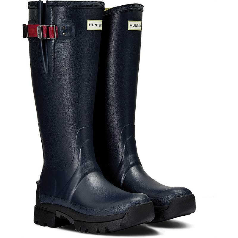 Hunter Womens Balmoral Side Adjustable 3mm Neoprene Wellington Boots-1