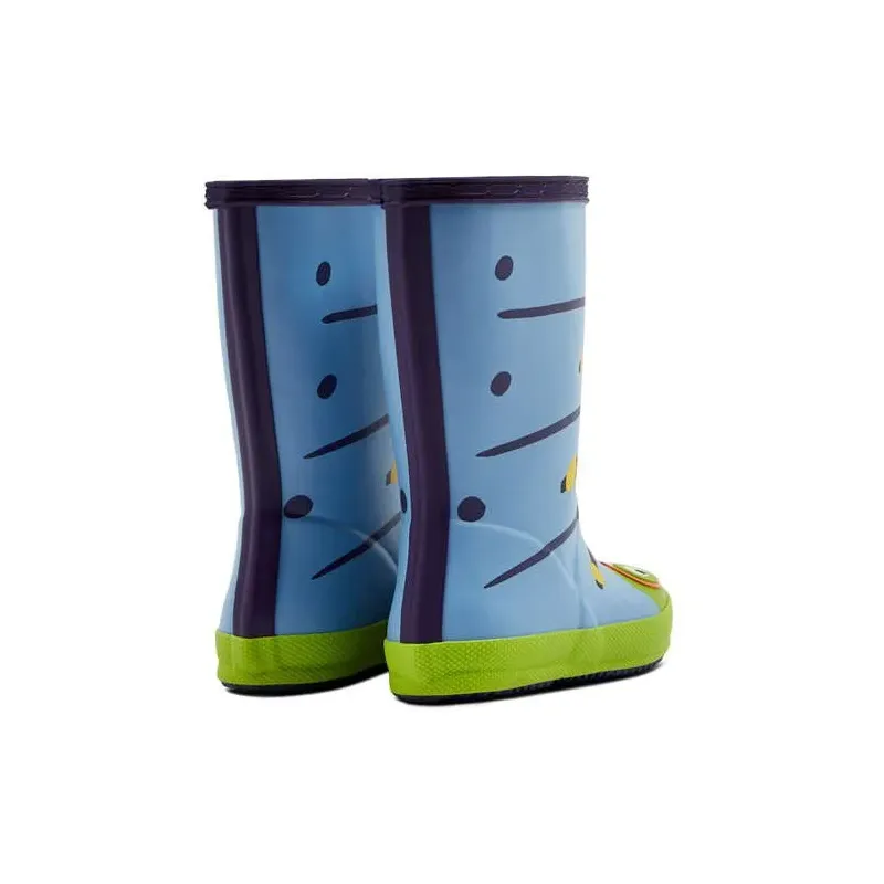 Hunter Kids First Classic Caterpillar Character Wellington Boots-4