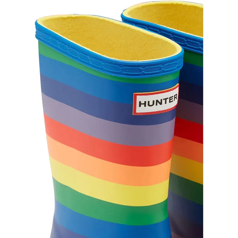 Hunter Kids First Rainbow Wellington Boots-3