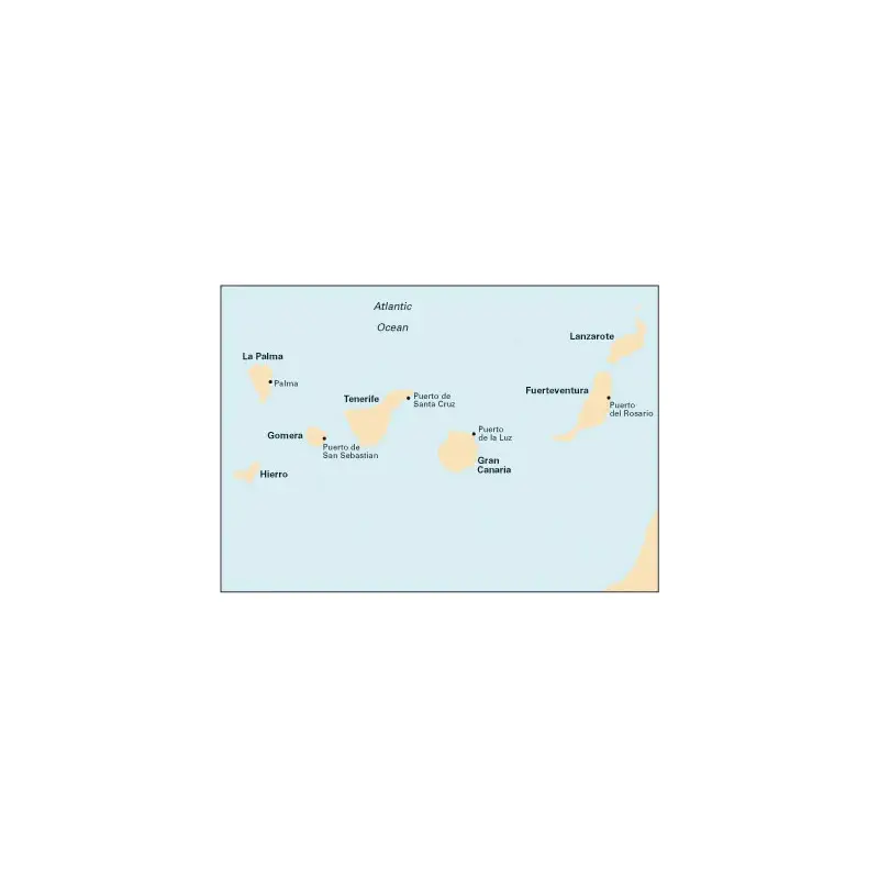 Imray-Iolaire E Series Charts For The Atlantic Islands-4
