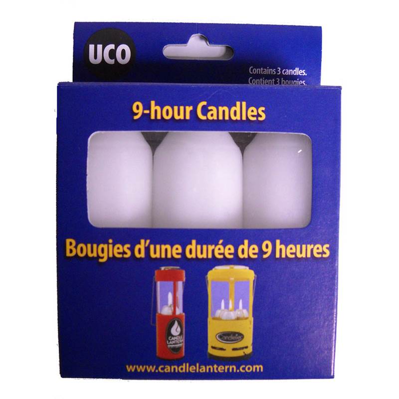 UCO Regular 9-Hours Candles for Original and Candlelier Lanterns (pack of 3)-1