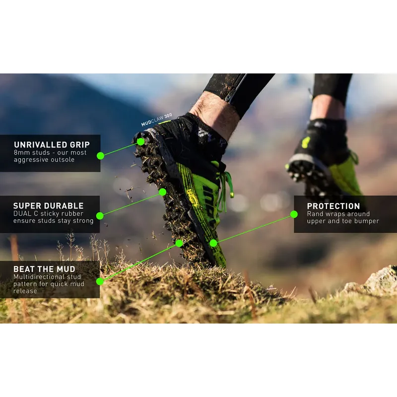 Inov-8 Unisex Mudclaw 300 Trail Running Shoes-3