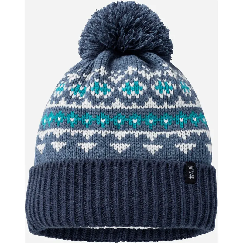 Jack Wolfskin Womens Mountain Knitted Bobble Hat-2
