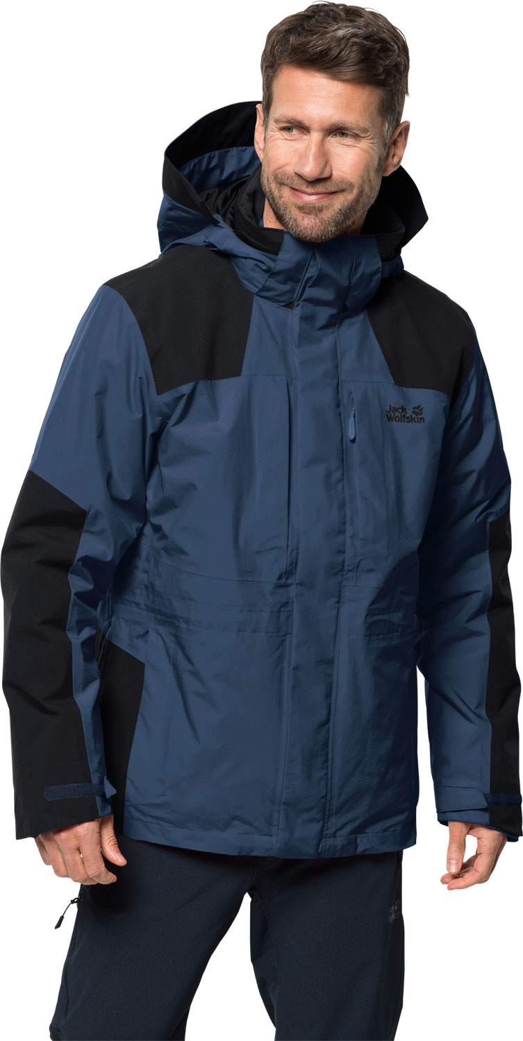 Jack Wolfskin Mens Thorvald 3in1 Jacket OutdoorGB