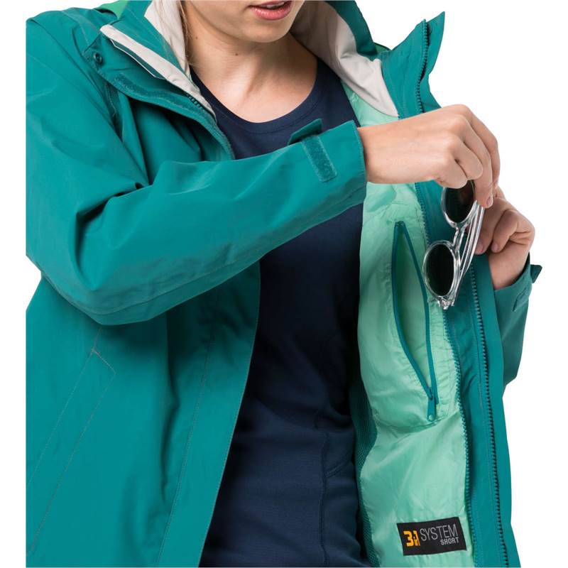 Jack Wolfskin Womens Seven Lakes Waterproof Jacket-3