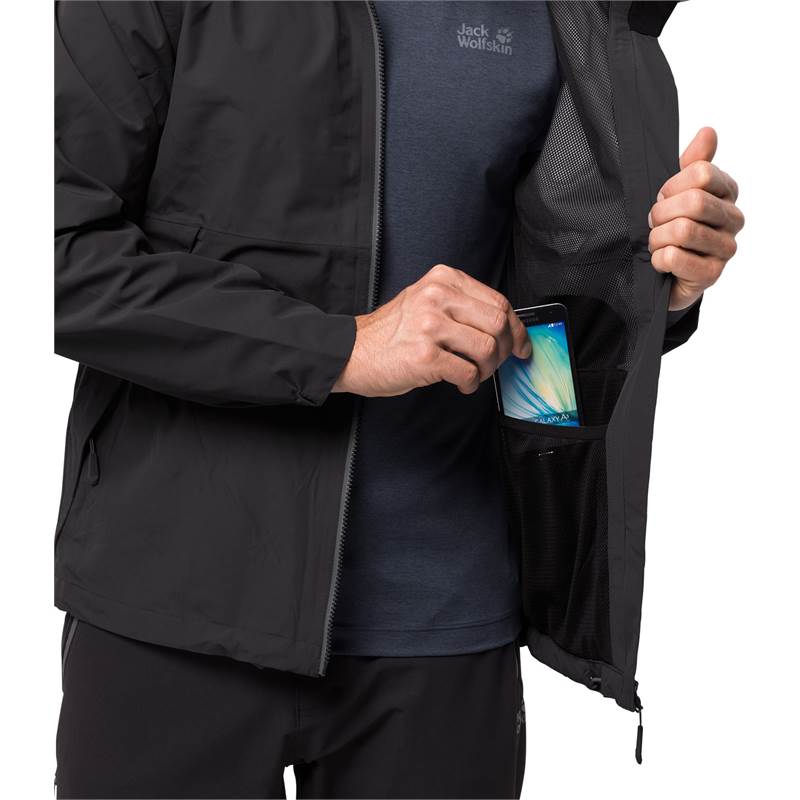 Jack Wolfskin Mens Evandale Texapore Waterproof Jacket-4