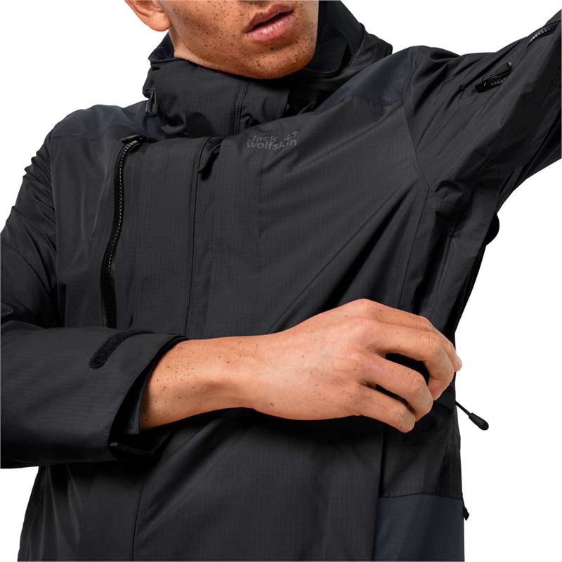 Jack Wolfskin Mens Brecon Range Waterproof Jacket-4