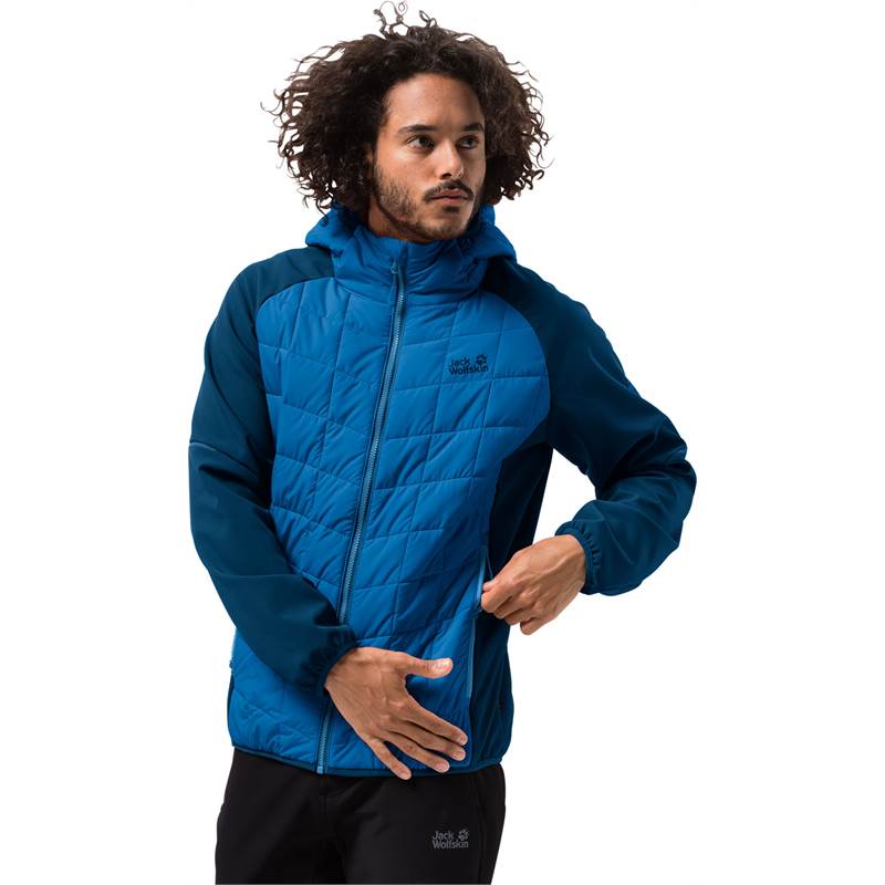 Jack Wolfskin Mens Grassland Hybrid Hood Jacket-3