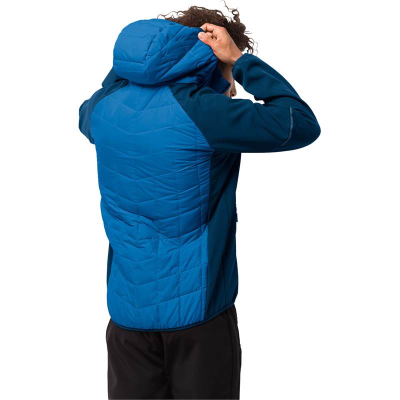 Jack Wolfskin Mens Grassland Hybrid Hood Jacket-4