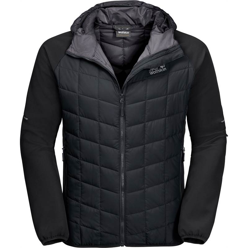 Jack Wolfskin Mens Grassland Hybrid Hood Jacket-2