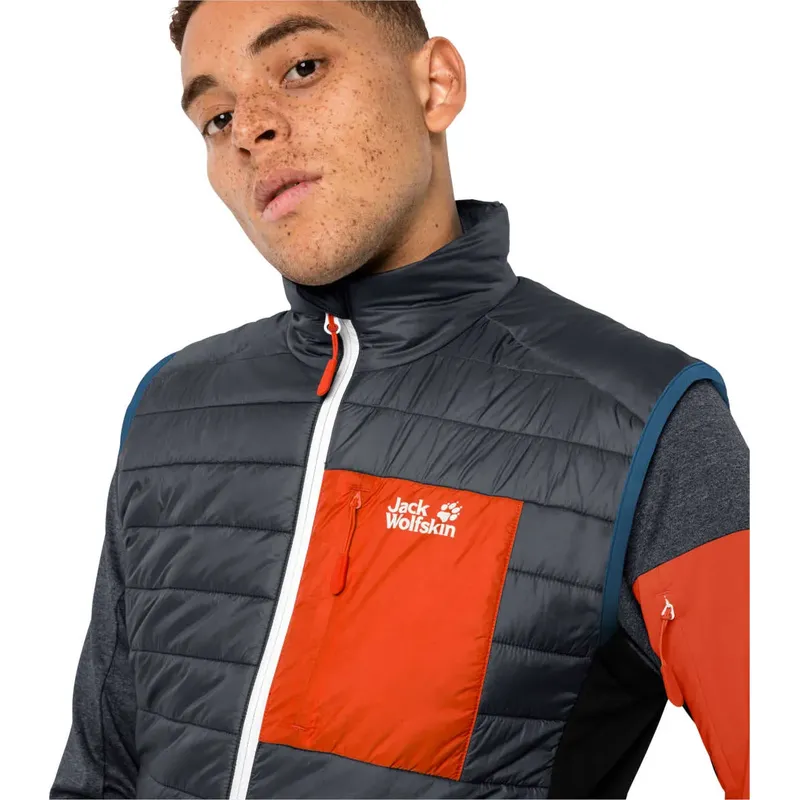 Jack Wolfskin Mens Routeburn Insulated Windproof Vest-3
