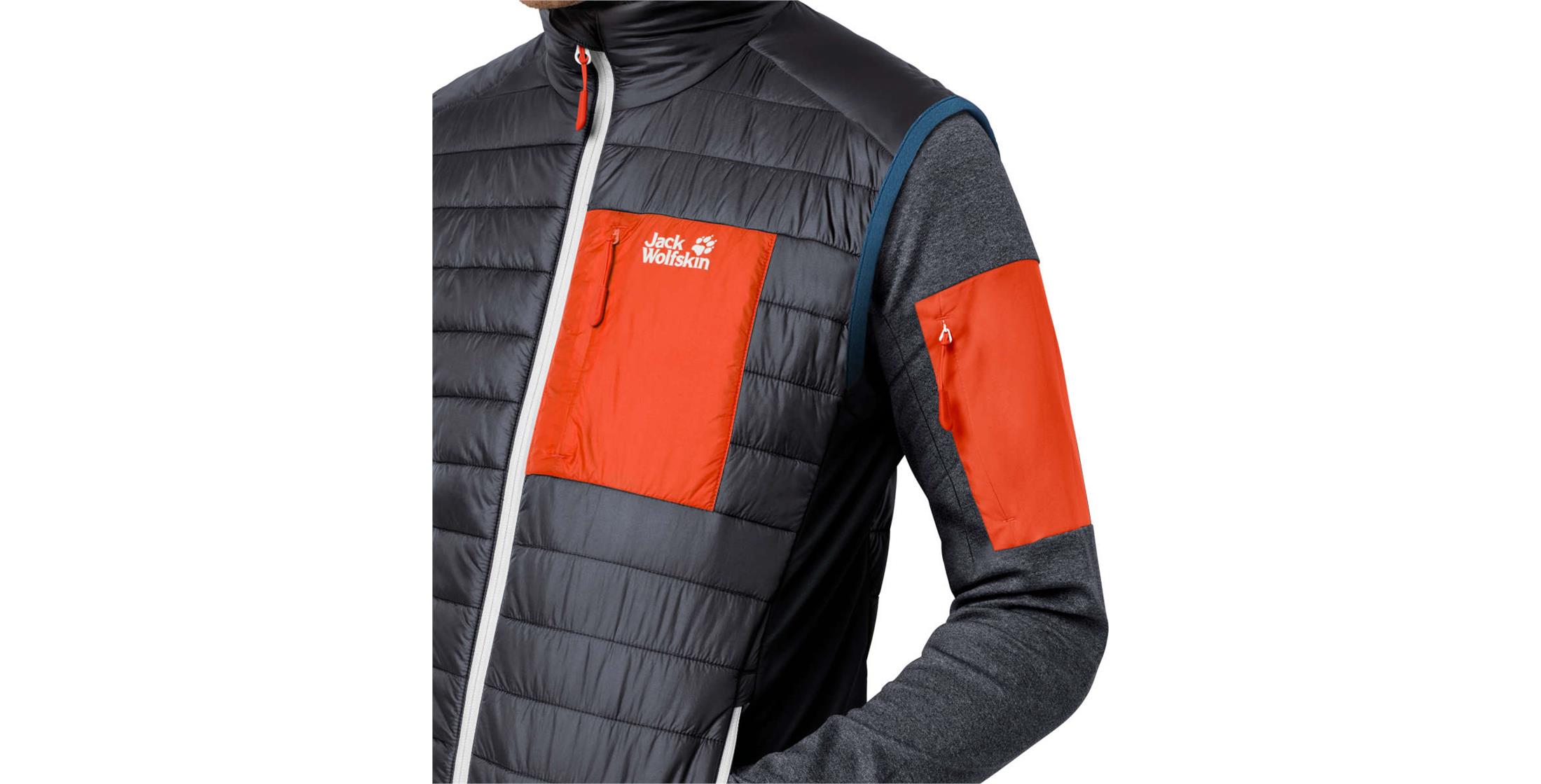 Jack Wolfskin Mens Routeburn Insulated Windproof Vest