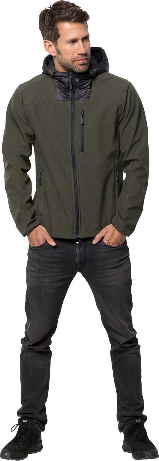 Jack Wolfskin Mens Sky Point Softshell Hoody OutdoorGB