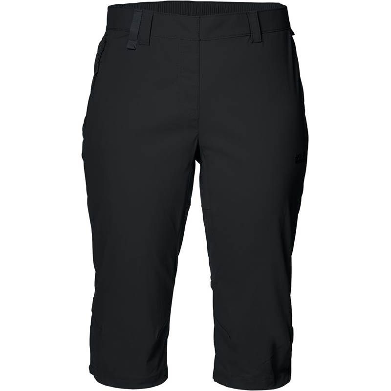 Jack Wolfskin Womens Activate Light 3/4 Softshell Trousers-2