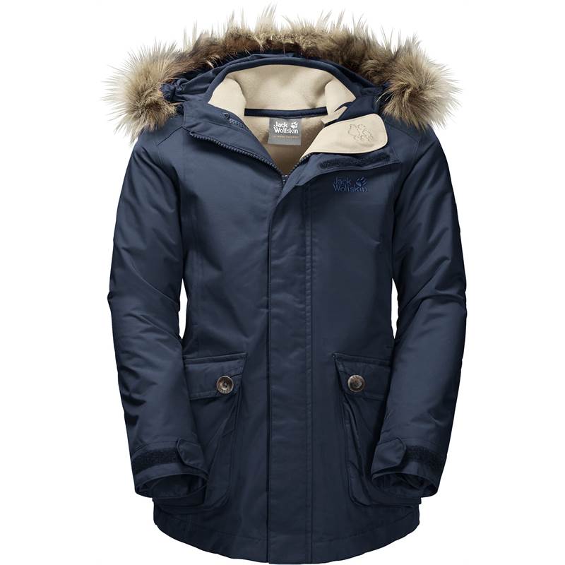 Jack Wolfskin Girls Elk Island Texapore 3in1 Parka-1