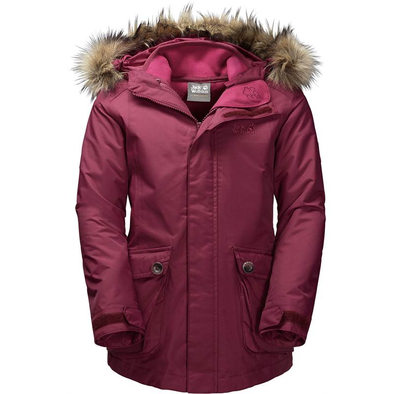 Jack Wolfskin Girls Elk Island Texapore 3in1 Parka-2