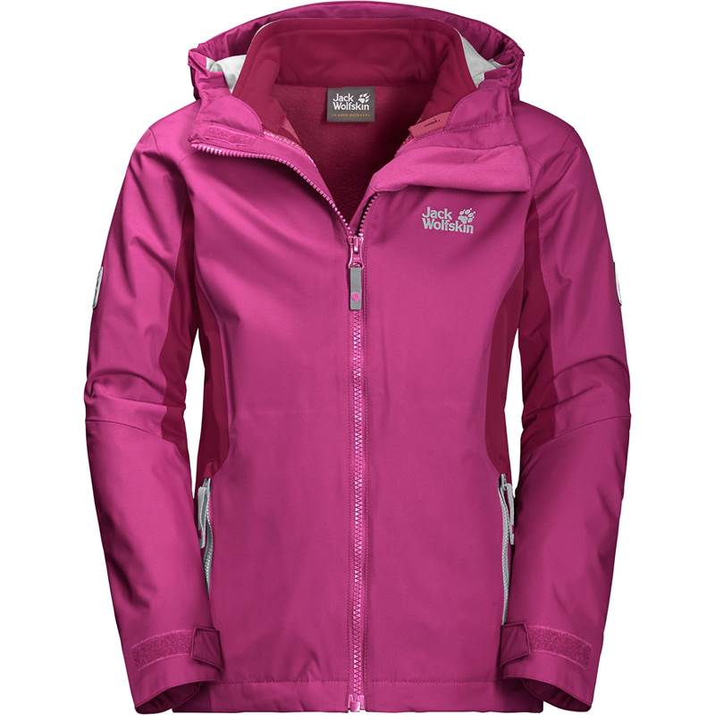 Jack Wolfskin Girls Grivla Texapore 3in1 Jacket-2