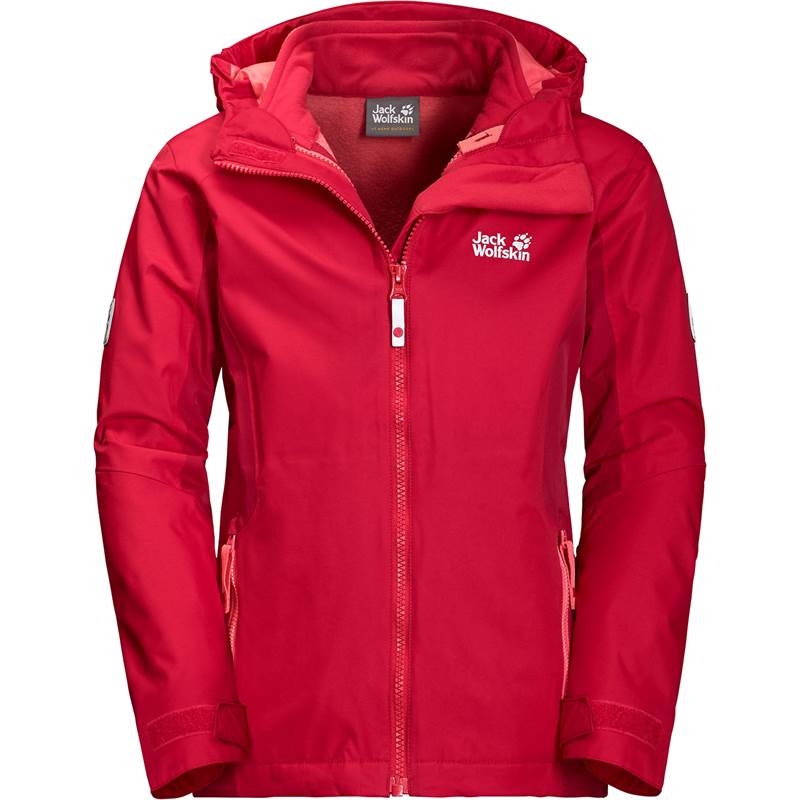 Jack Wolfskin Girls Grivla Texapore 3in1 Jacket-4