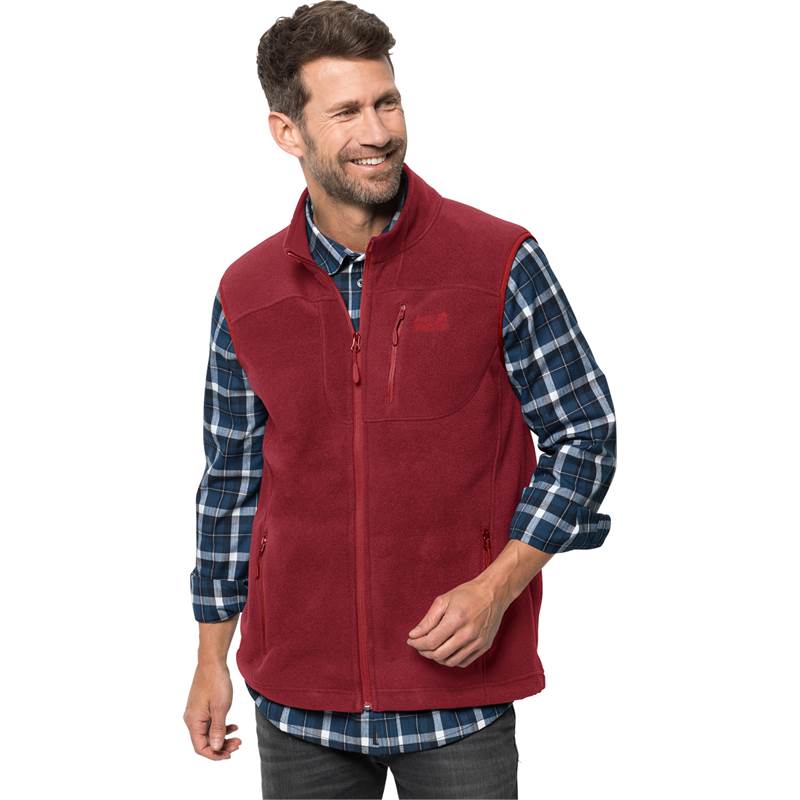 Jack Wolfskin Mens Thunder Bay Recycled Fleece Vest-5