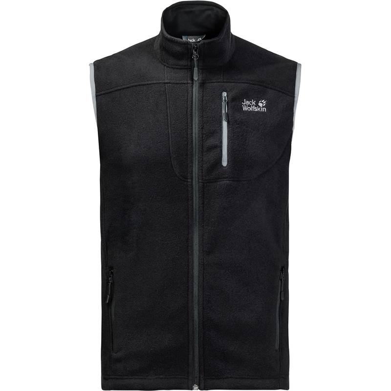 Jack Wolfskin Mens Thunder Bay Recycled Fleece Vest-1