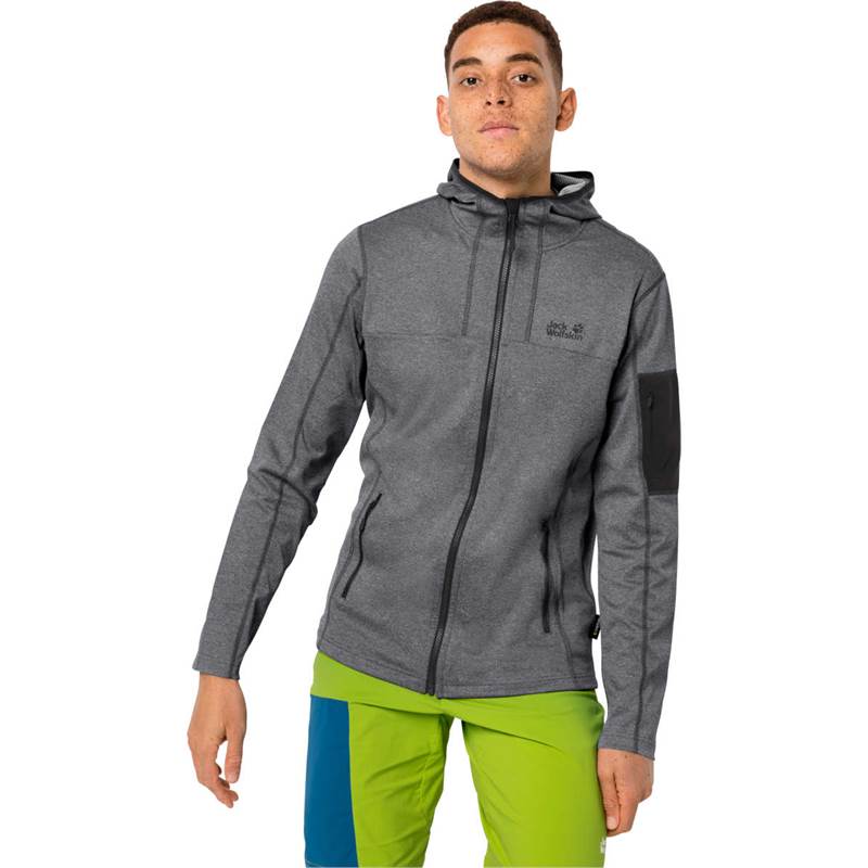 Jack Wolfskin Mens Milford Hooded Lightweight Fleece Jacket-2