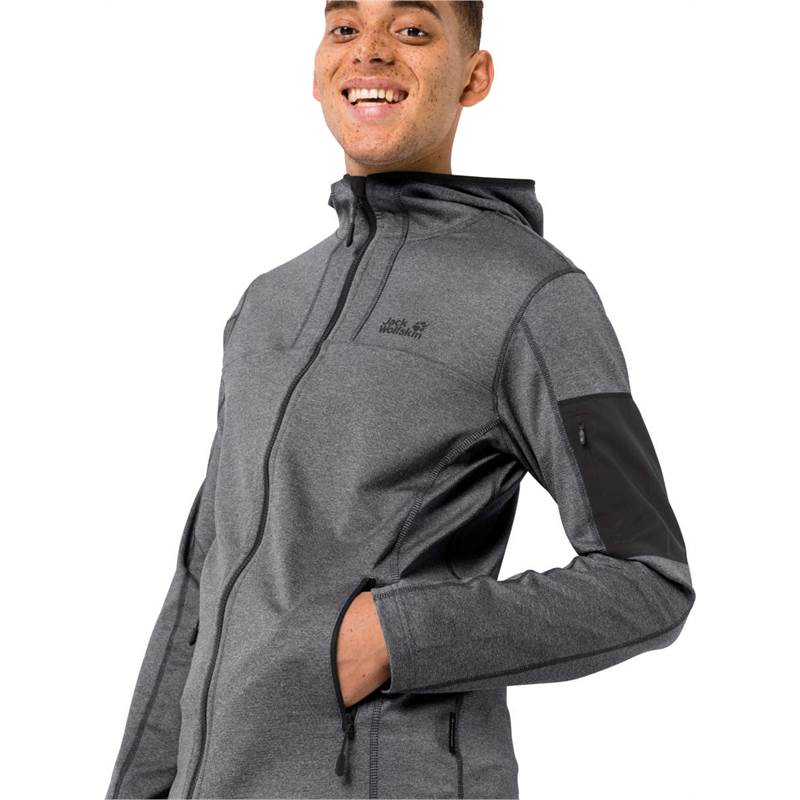 Jack Wolfskin Mens Milford Hooded Lightweight Fleece Jacket-3