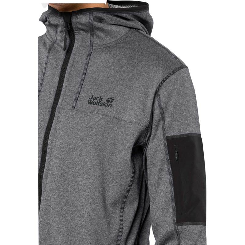 Jack Wolfskin Mens Milford Hooded Lightweight Fleece Jacket-4