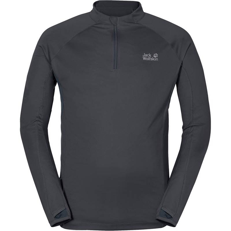 Jack Wolfskin Mens Passion Trail Halfzip Base Layer Top-2