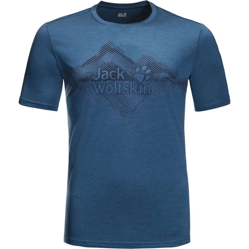 Jack Wolfskin Mens Crosstrail Graphic T-Shirt-1