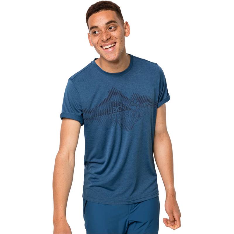 Jack Wolfskin Mens Crosstrail Graphic T-Shirt-2