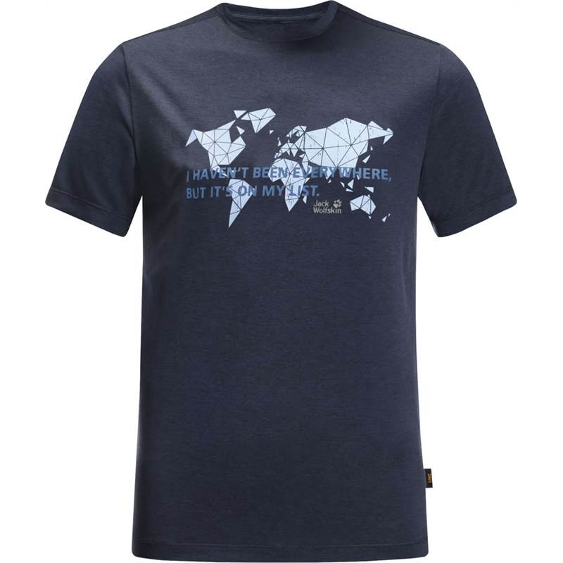Jack Wolfskin Mens JWP World T-Shirt-1