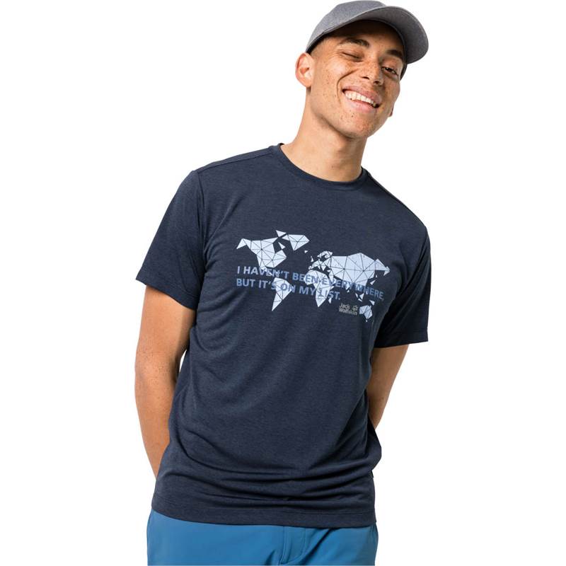 Jack Wolfskin Mens JWP World T-Shirt-2