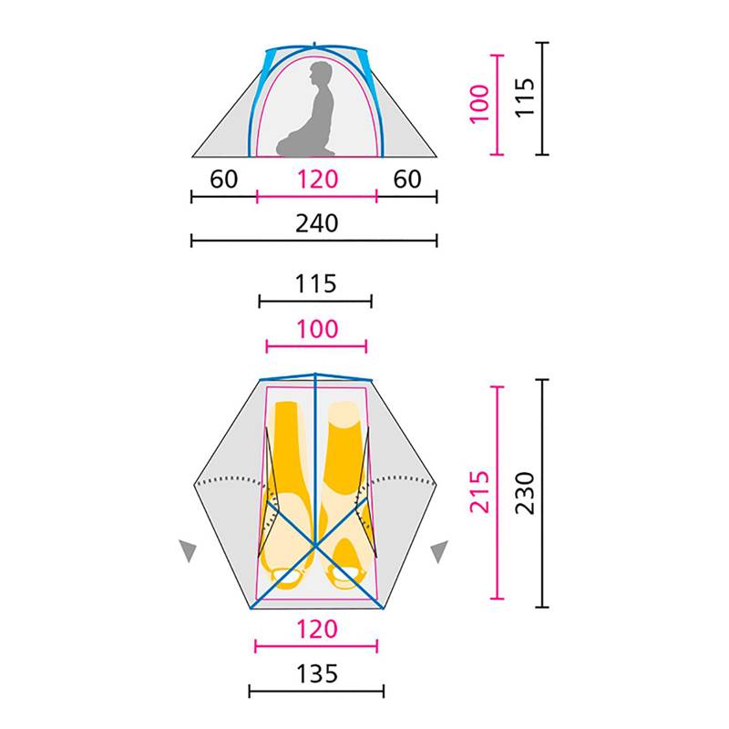 Jack Wolfskin Exolight II 2 Person Tent-4