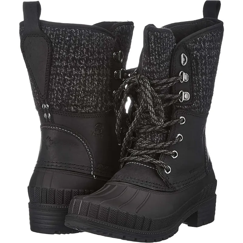 Kamik Sienna 2 Womens Waterproof Leather and Flannel Boots-2