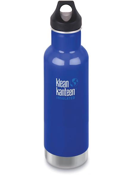 Klean Kanteen Classic Vacuum Insulated 592ml Bottle with Loop Cap