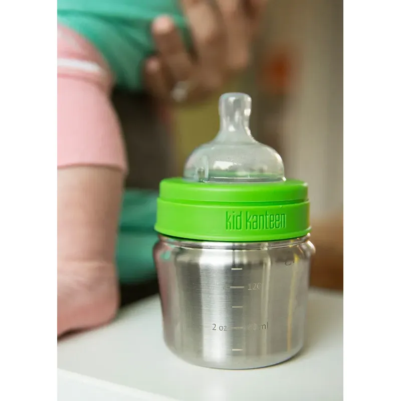Klean Kanteen 148ml Baby Bottle with Slow Flow Nipple-3